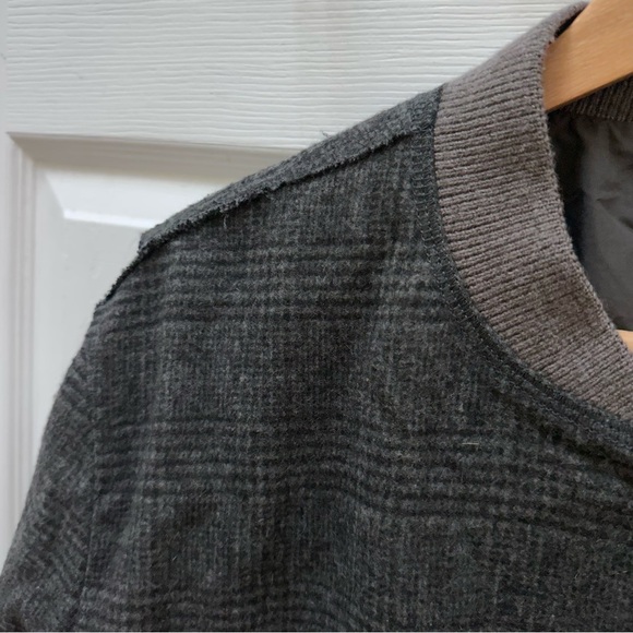 Dolce & Gabbana gray brown wool bomber jacket 54 - Picture 8 of 11